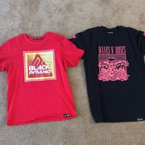 Black pyramid and pink dolphin bundle